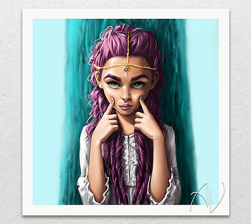 Obrazy - Follow // art print - 17756845_