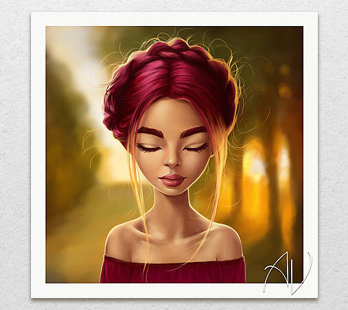 Obrazy - Sunset // art print - 17756849_