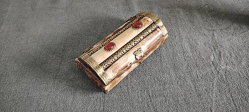 Iný materiál - Šperkovnica - starožitnosť - 17758384_