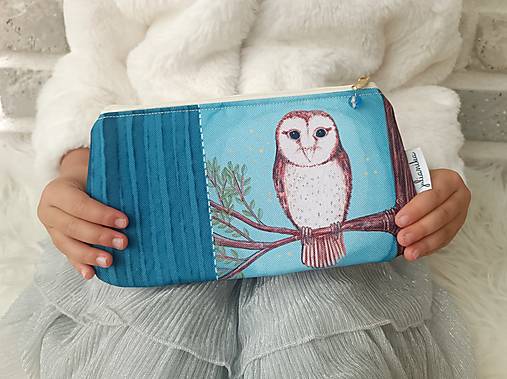 Taštičky - Peračník/taštička so sovičkou - 17758624_