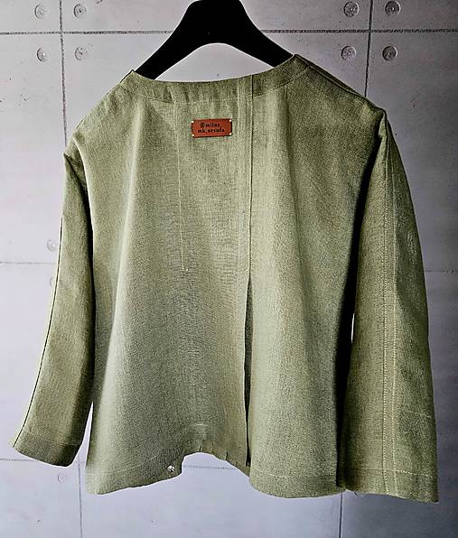 Topy, tričká, tielka - Ľanový CROP TOP LIGHT - 17758433_