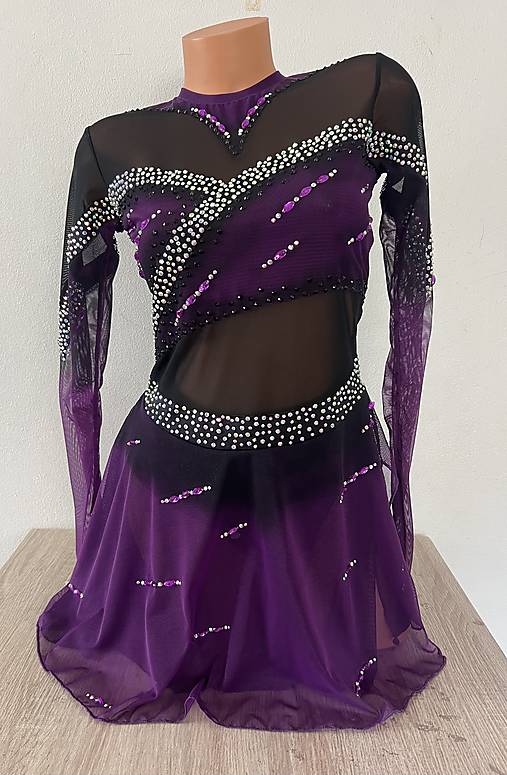 Detské oblečenie - Šaty na krasokorčuľovanie - 17760967_