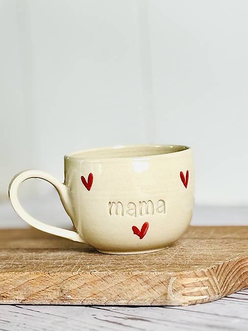 Love - šálka espresso mama (100ml, s uškom)