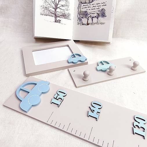 Nábytok - Súprava do detskej izby "AUTO" - 17764536_