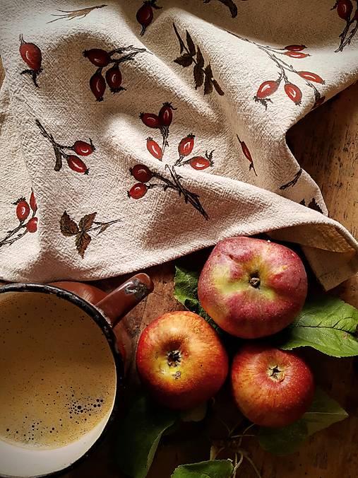 Úžitkový textil - Ľanová utierka šípky - 17762888_