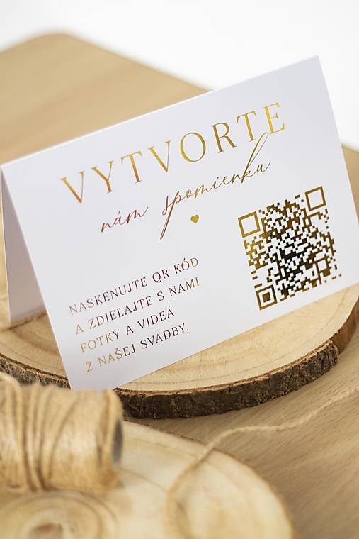 Papiernictvo - QR kód - info kartička STRIEŠKA - 17764764_