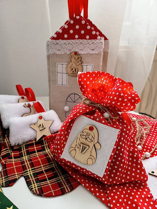 Dekorácie - Adventný kalendár " MIX " - 17763178_