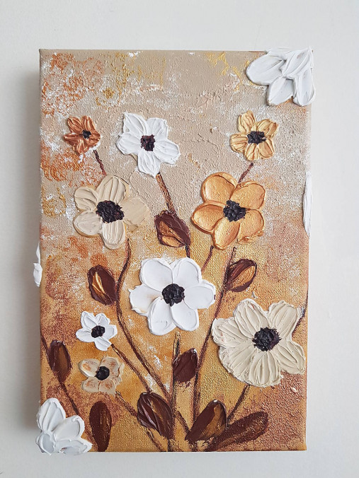 Obrazy - 3D KVETY II. - 17763089_