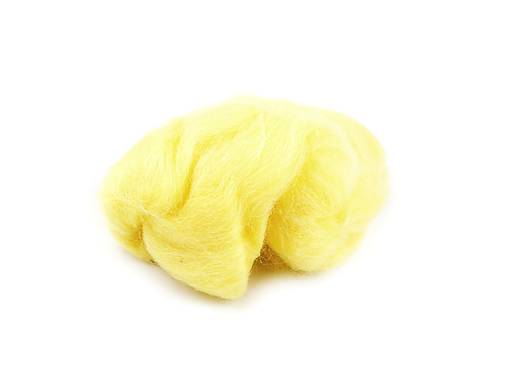 AKCIA!!! vlna na plstenie, 100% merino, 20g (jemná žltá 2a)