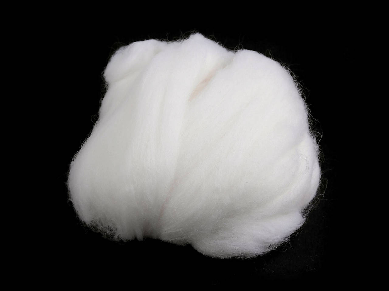 AKCIA!!! vlna na plstenie, 100% merino, 20g (biela 1)
