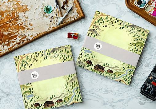 Papier - Trhací blok "V údolí"  - 17766602_