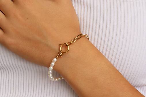 Perlová súprava náhrdelník a náramok