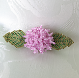 Ozdoby do vlasov - Sponka do vlasov z rokajlových korálok 2 - 17767045_