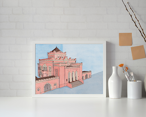 Print - Ortodoxná synagóga na Puškinovej ulici v Košiciach