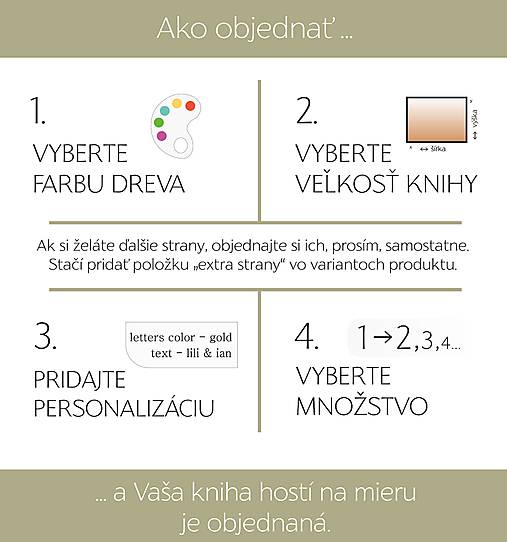 Personalizovaná svadobná kniha hostí s dreveným obalom, spomienkový album ako elegantná svadobná dekorácia