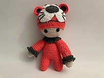 Hračky -  Háčkovaný chlapec, TIGER čiapka  - 17770530_