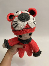 Hračky -  Háčkovaný chlapec, TIGER čiapka  - 17770532_