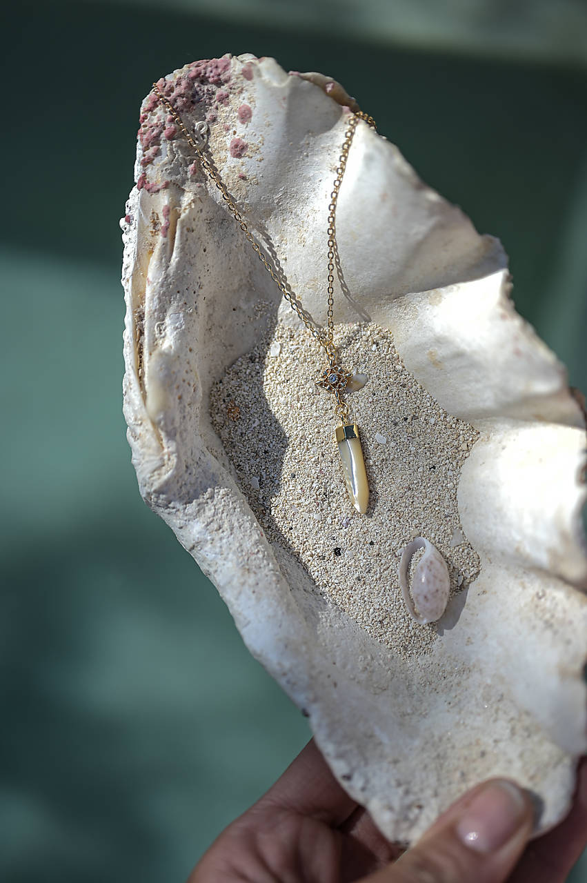 Retiazka s ornamentom a krištáľom (variácie)