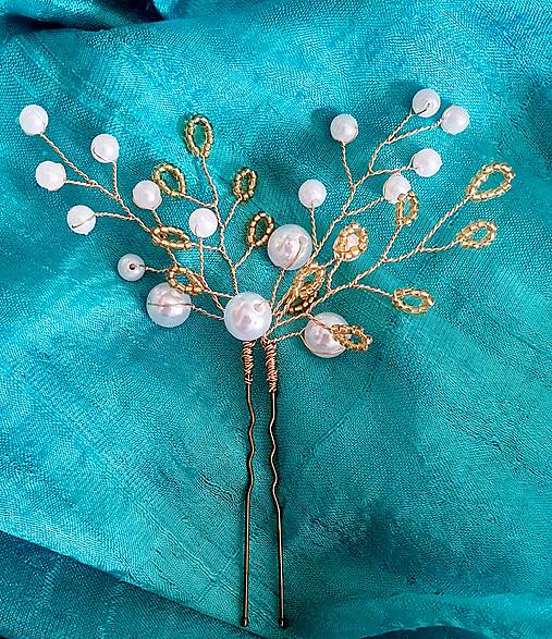 Ozdoby do vlasov - 2 vlásenky - 17775125_