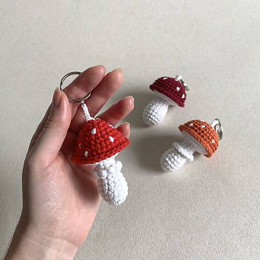 Kľúčenky - Kľúčenky MUCHOTRÁVKY - 17774239_