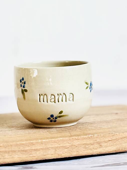 Nezábudka - pohárik espresso mama (100ml, bez uška)