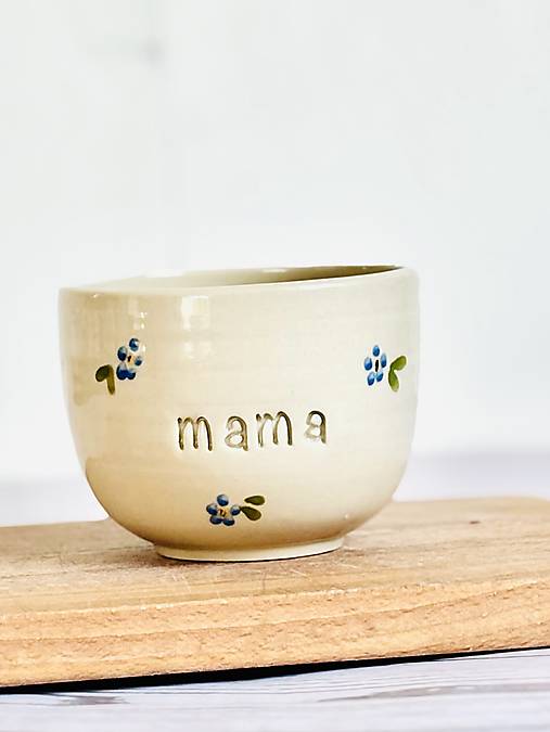 Nezábudka - pohárik cappuccino mama (200ml, bez uška)