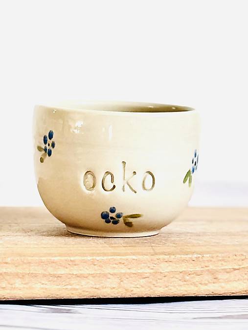 Nezábudka - pohárik espresso tata (100ml, bez uška)