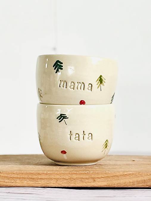 Prechádzka lesom - pohárik cappuccino mama (200ml, bez uška)