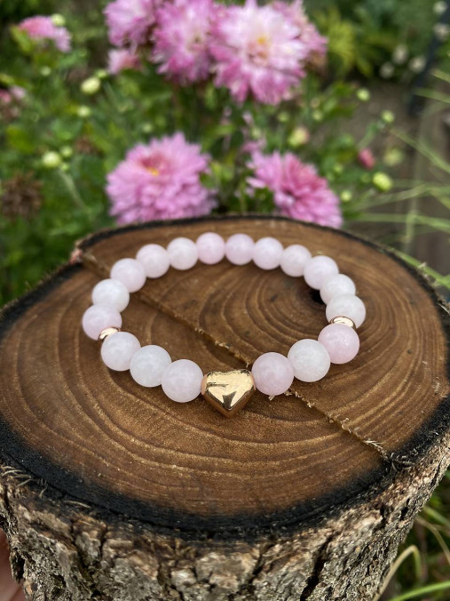 Náramky - Náramok z kunzitu - 17774486_