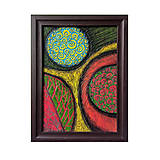 Obrazy - Abstract Garden_v ráme - 17774523_