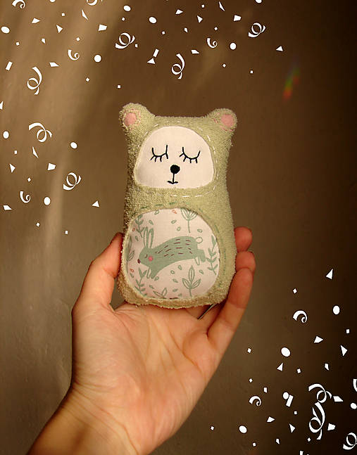 Hračky - H r k á l k a: Macko zajko-hopko - 17777338_