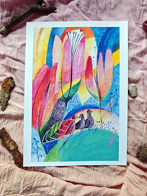 Tri Slepičky/ Print