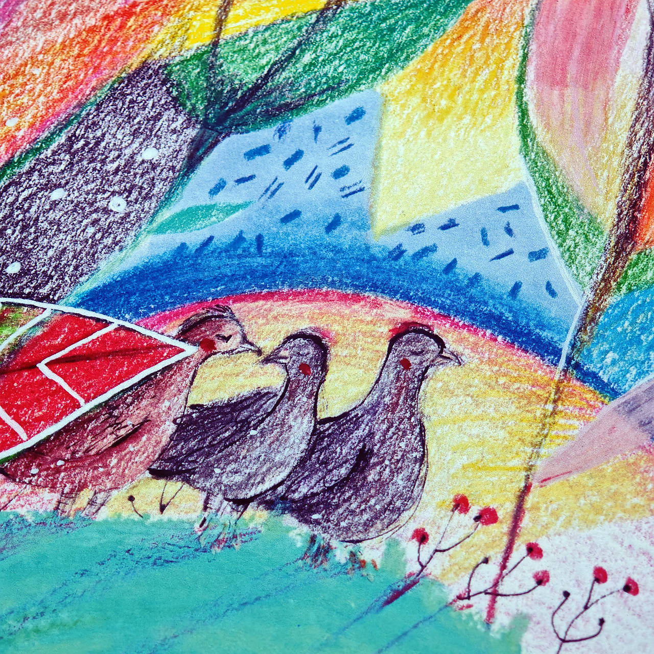 Tri Slepičky/ Print