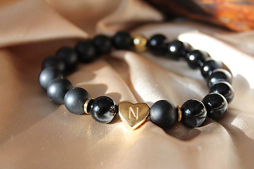 Iniciálka LUX gold Heart
