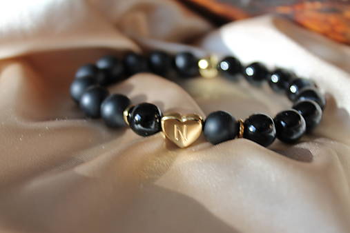 Iniciálka LUX gold Heart