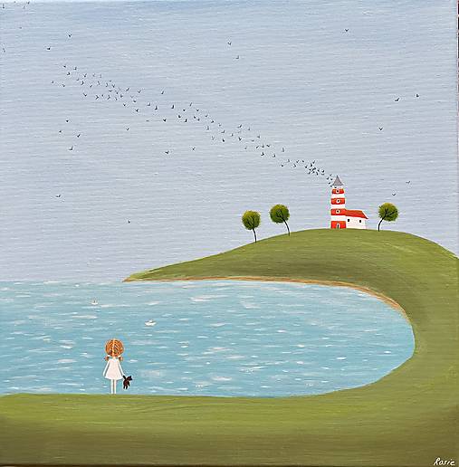Babie leto, originál 40x40