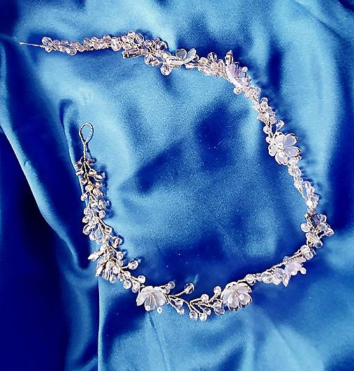 Ozdoby do vlasov - venček /korálky/ - 17778682_