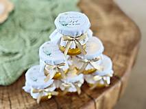 Darčeky pre svadobčanov - Svadobný medík Eukalyptus - 17779795_