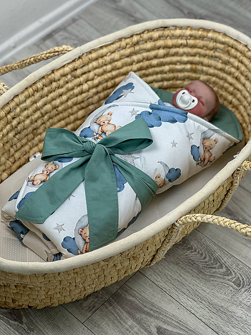 Detský textil - Zavinovačka pre bábätko - 17778484_