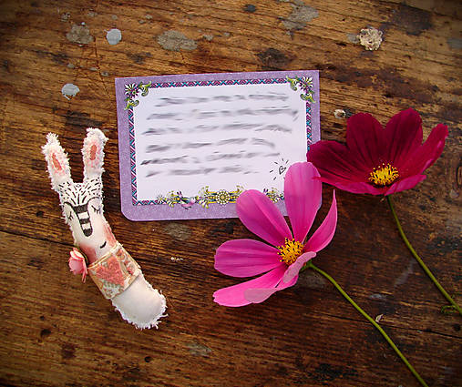 Brošne - brošňa: zajačica Liana - 17780364_