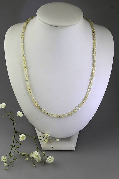 Náhrdelníky - opál náhrdelník (Etiópsky opál)  - 17781363_