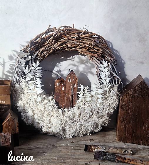 Dekorácie - Veniec "Poézia Zimy" - 17780404_