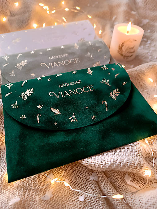 Papiernictvo - Zamatové obálky round - 17780707_