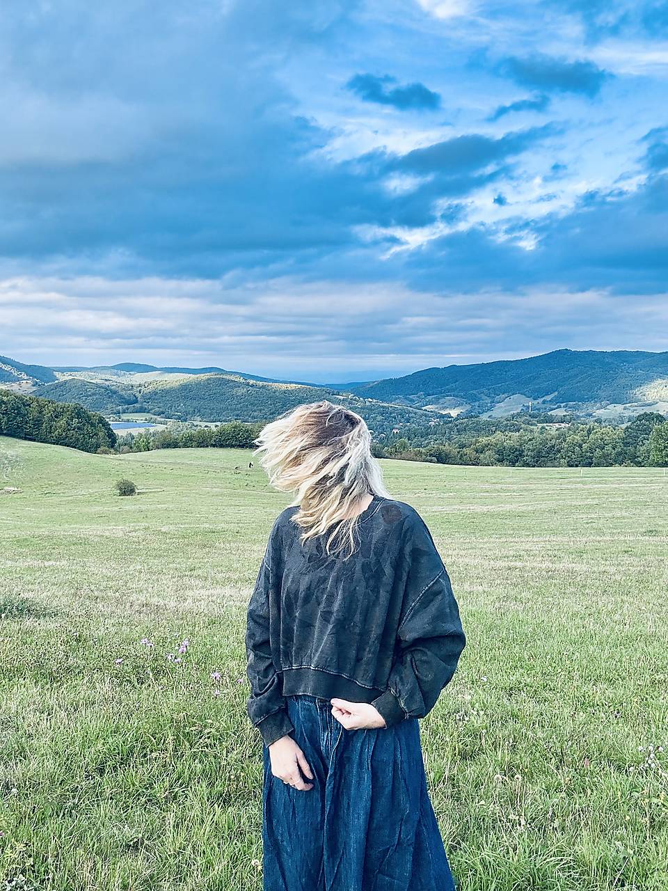 mikina ecoprint tmavoseda