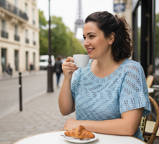 Topy, tričká, tielka - Zamira- háčkovaný čipkovaný top - 17782460_