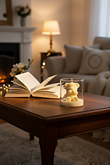 Sviečky - Sójová sviečka s mackom - 17782319_