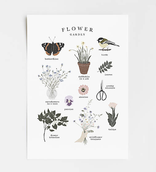 artprint // flower garden