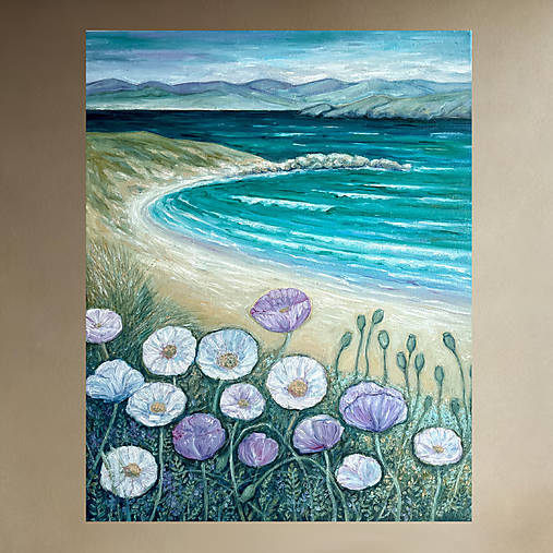 Obrazy - Kvety na pobreží_50x40 - 17780314_