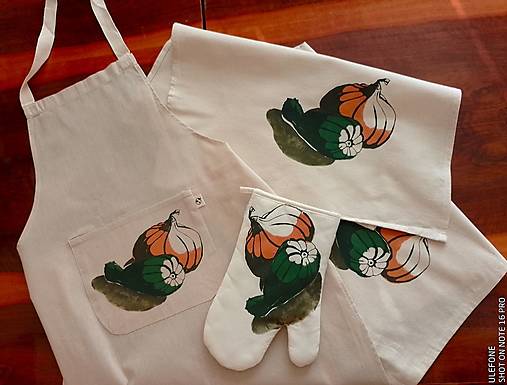 Iné oblečenie - Jesenná kuchynská sada - 17782011_