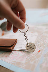  - Prívesok na kľúče- Zbieram chvíle, nie veci - 17783849_